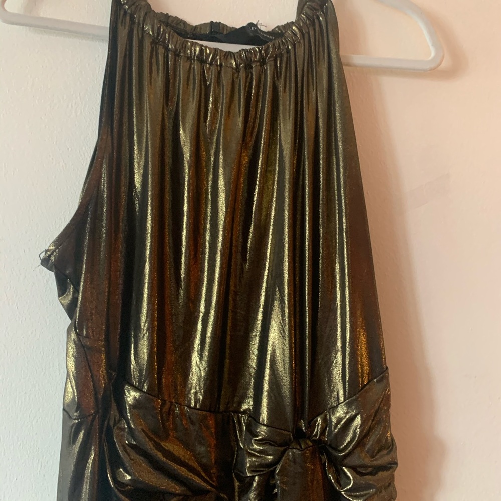 Gold party dress!!